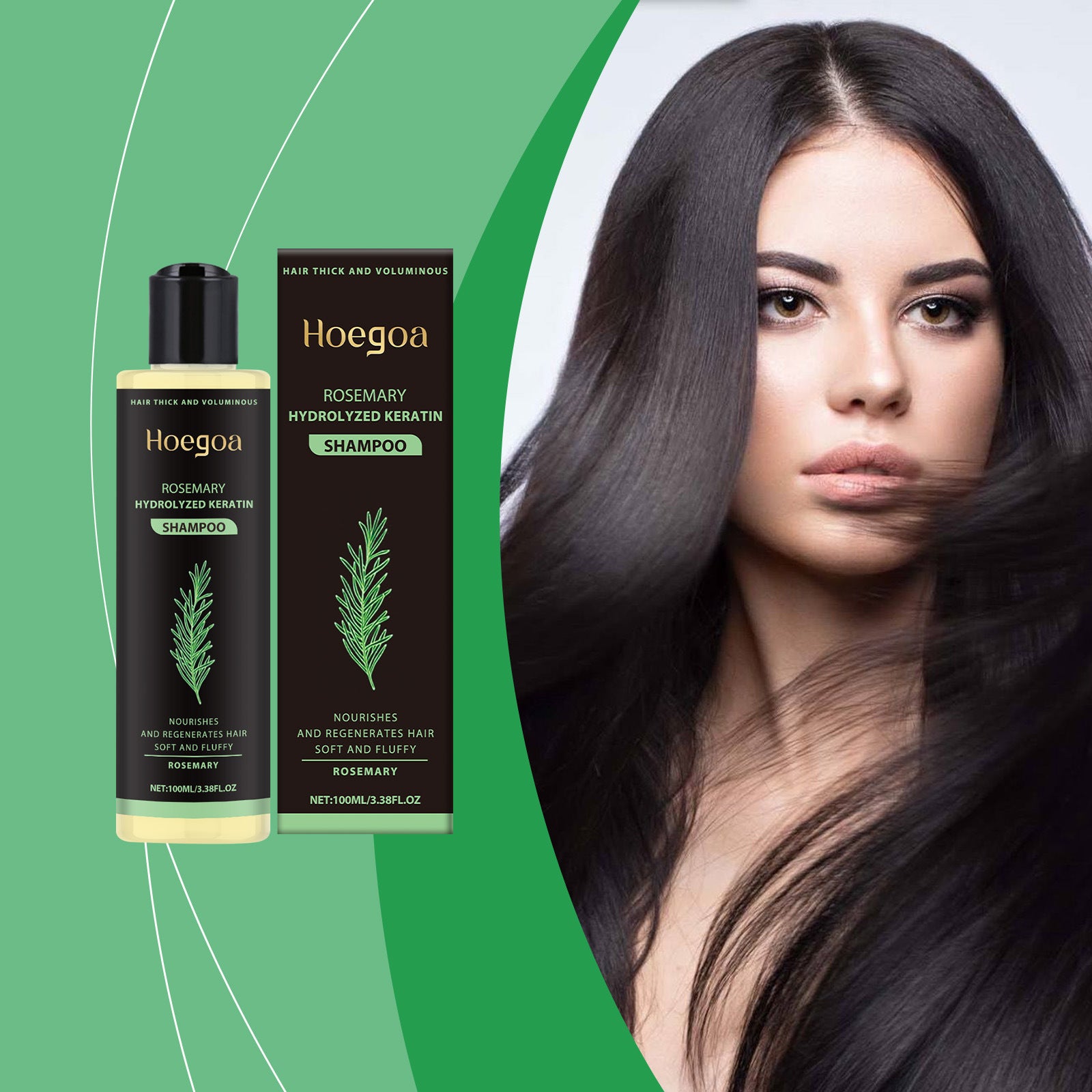 Shampooing Volumateur et Nourrissant Contrôle du Sébum Herbal Essence