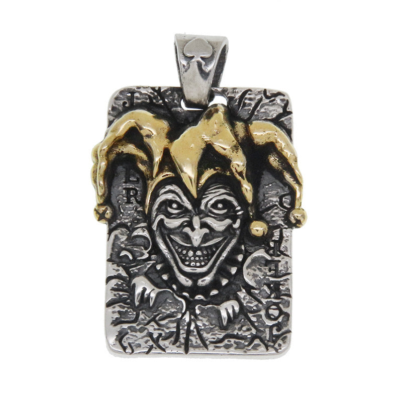 S925 Sterling Silver Vintage Thai Silver Personality Men's Pendant