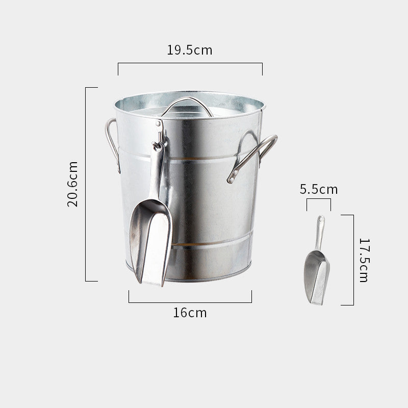 Beer Champagne Red Wine Small Ice Cube Bucket  With Lid