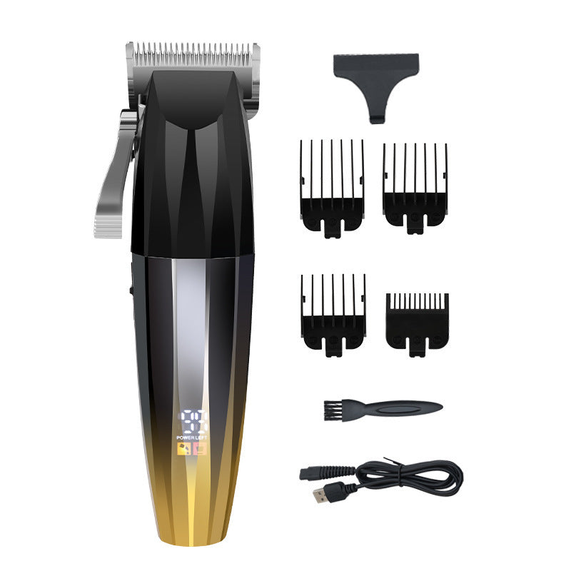 LCD Digital Display High Power Electric Hair Clipper Hair Salon Household Men