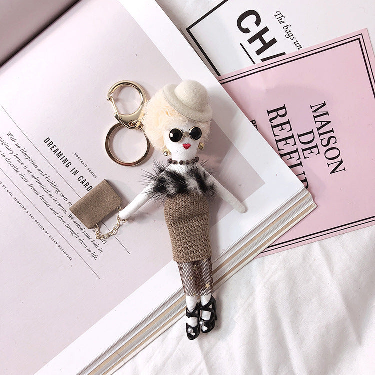 Girl Heart Doll Keychain Accessories