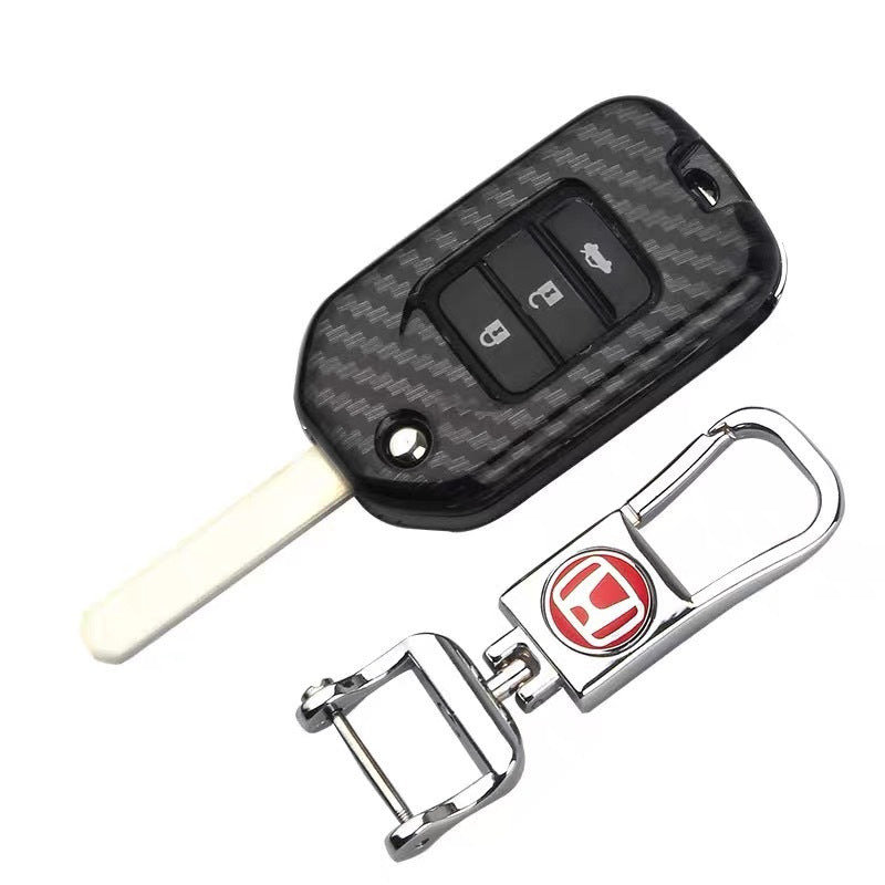 Jade Carbon Fiber Car Key Bag