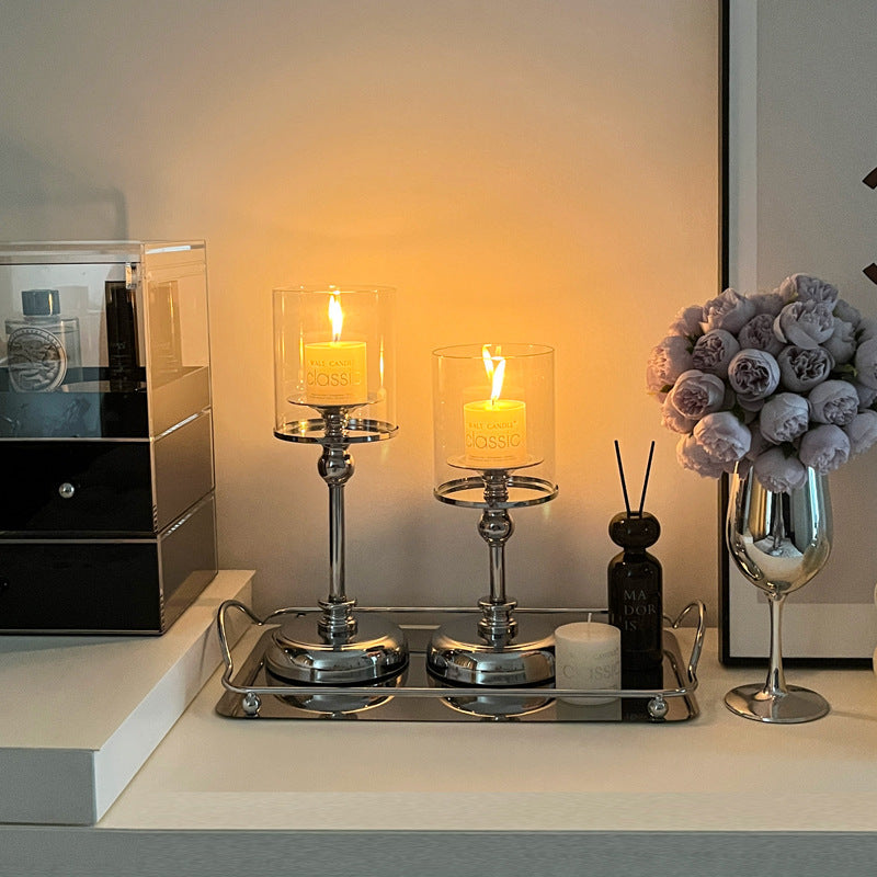 Nordic Light Luxury Candle Holder Retro Romantic Atmosphere