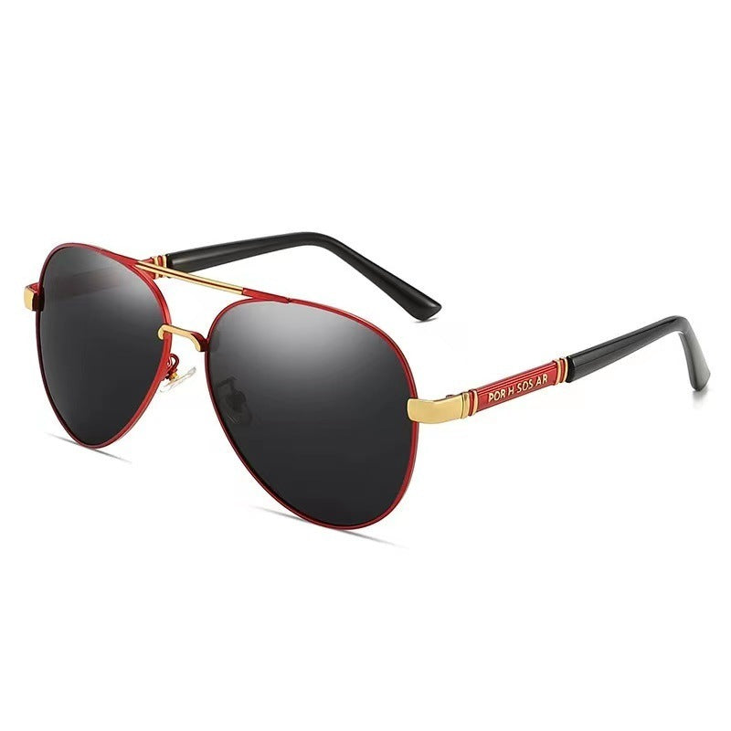 New Polarized Sunglasses Men's Metal