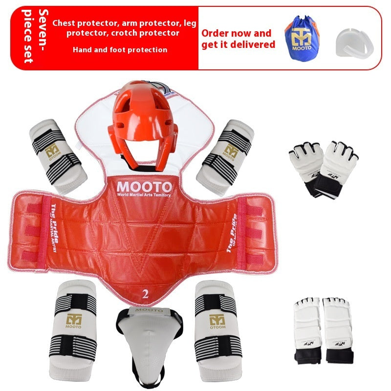 Taekwondo Protective Gear Thickened Combat Equipment Complete Set