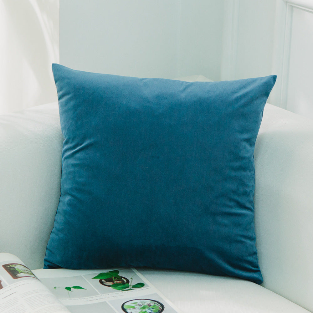 Coussin de canapé en daim hollandais, coussin lombaire de bureau, oreiller de tête de lit en velours