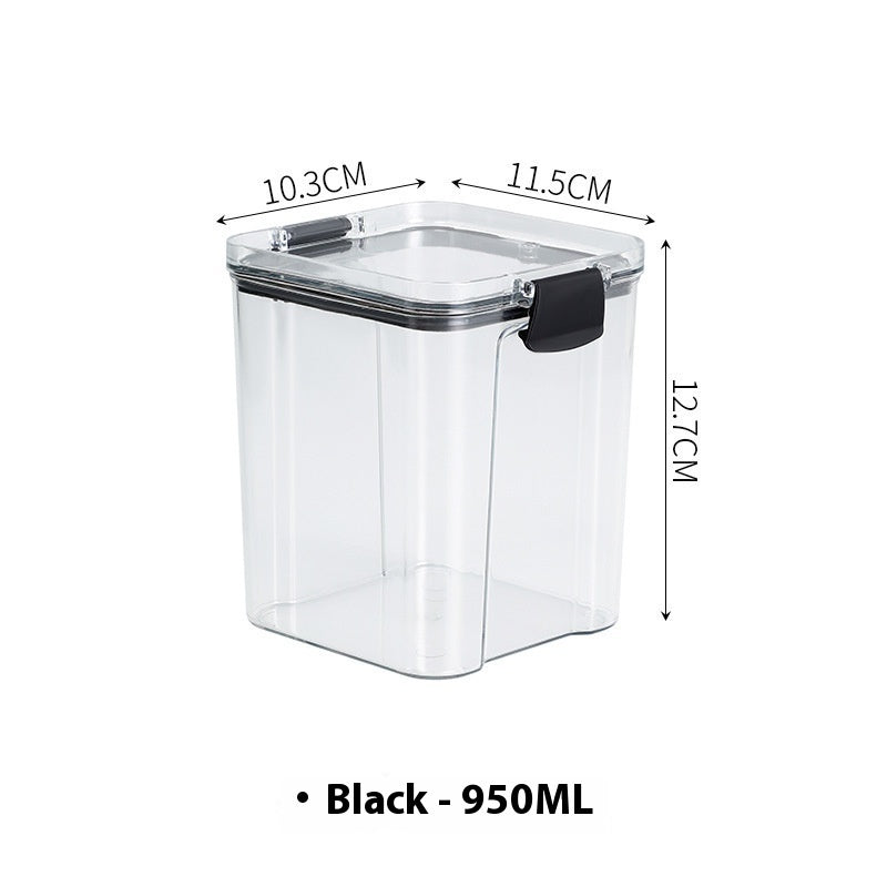 Boîte de rangement de cuisine scellée, en plastique, pour produits secs, réservoir de stockage alimentaire
