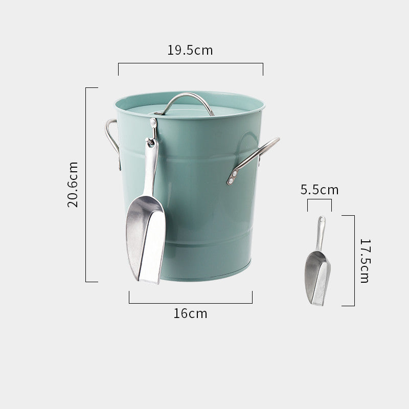 Beer Champagne Red Wine Small Ice Cube Bucket  With Lid