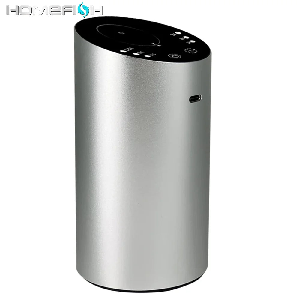 Wireless Car Aroma Diffuser With 20ml Empty Essential Oil Bottle Rechargeable Fragrance Diffuser For Bedroom