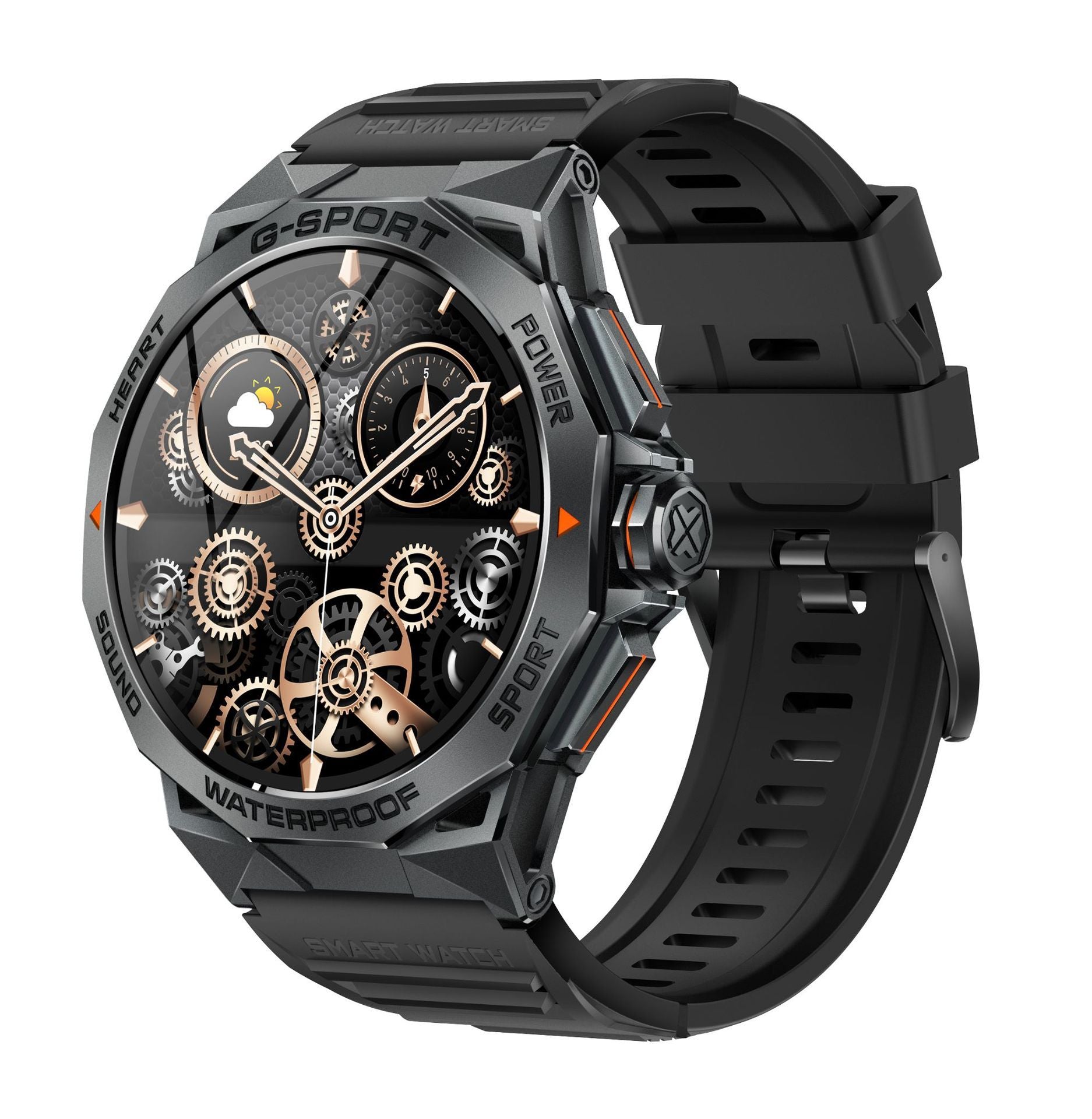 Screen Bluetooth Calling Weather Heart Rate Blood Oxygen Monitoring Smart Watch