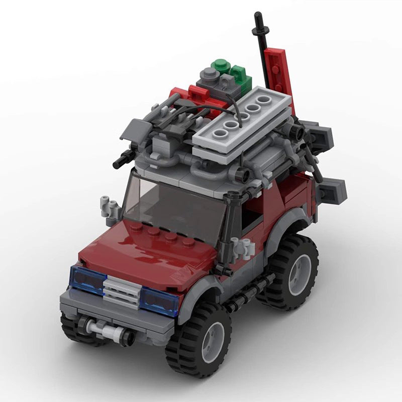 Off-Road Diy Assembling Building Blocks Toy Car Model