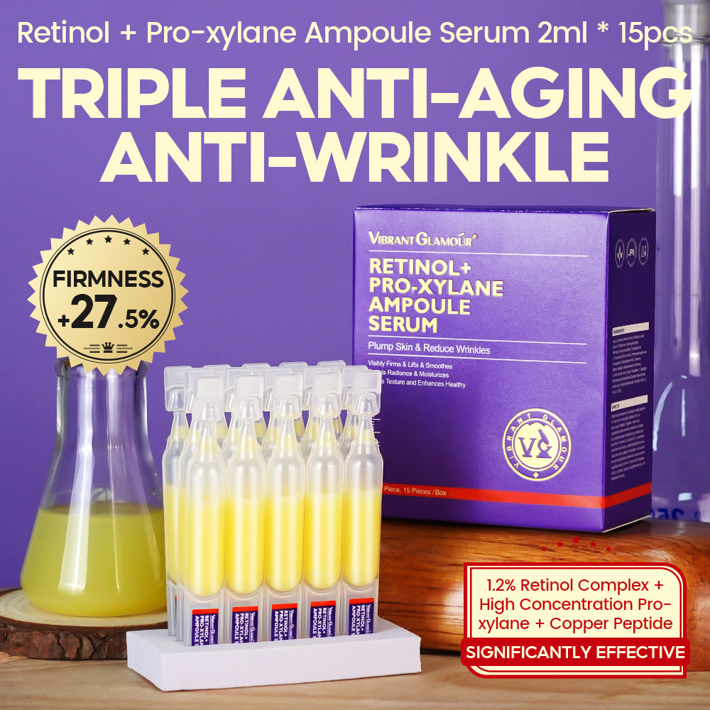 Soin du Visage au Rétinol, Flacon en Verre, Hydratant, Illuminant le Teint