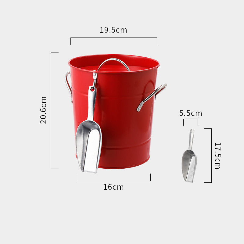 Beer Champagne Red Wine Small Ice Cube Bucket  With Lid