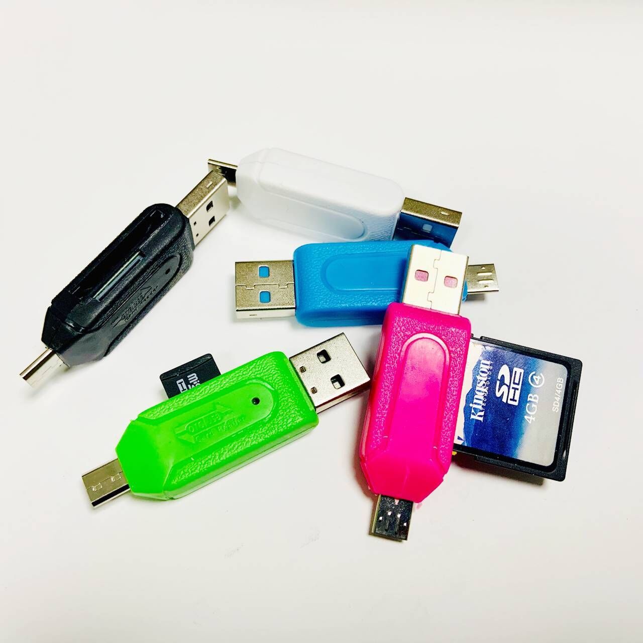 TF/micro SD multifunction card reader