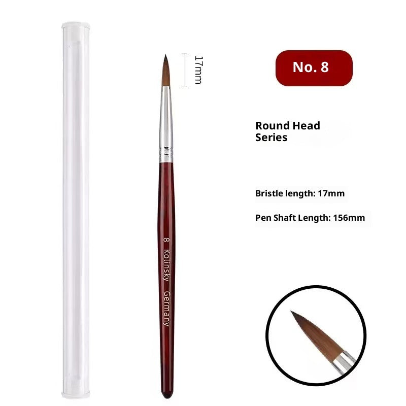 Watercolor Crystal Siberian Mink Crystal Pen