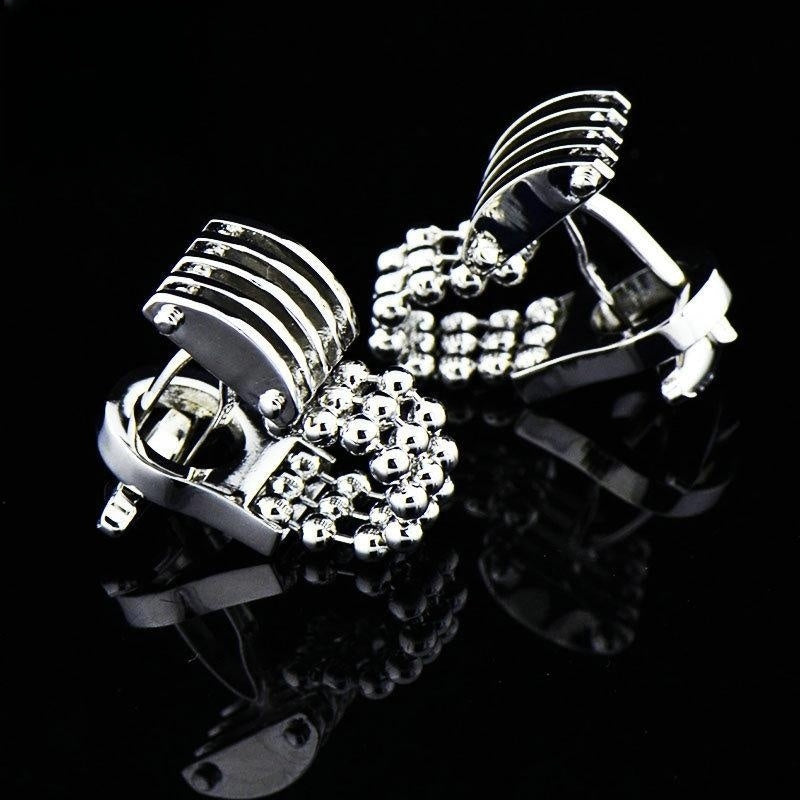 Gold Paw Chain Cufflinks Cufflink Men's French Button