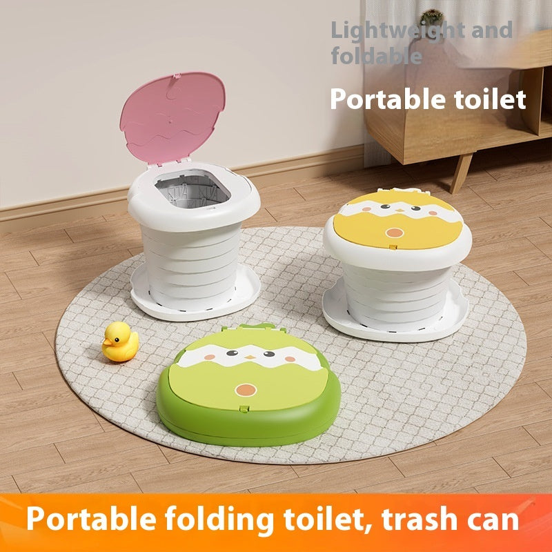 Children's Folding Toilet Camping Travel Portable Outing Toilet