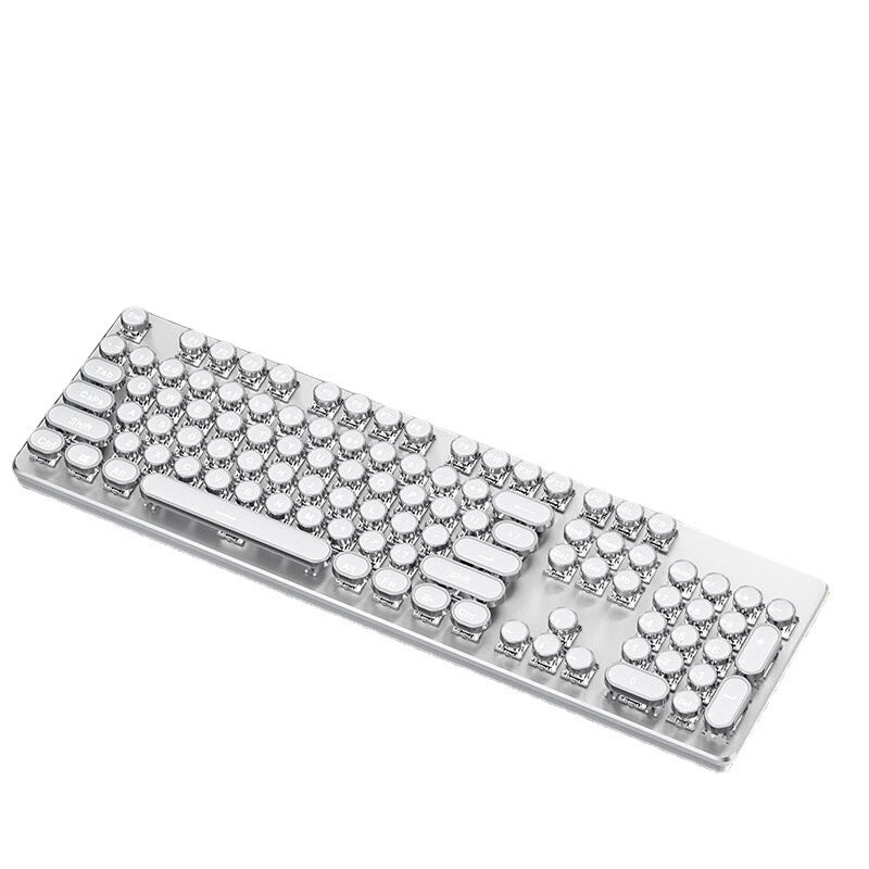 TK100 Mechanical Keyboard Green Axis Retro Punk