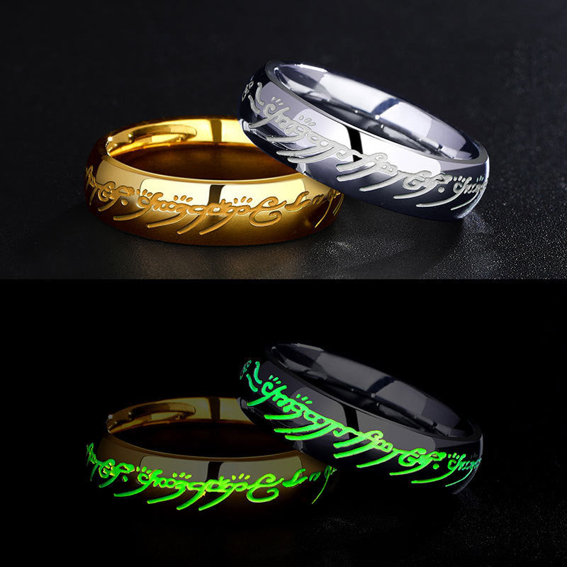 Personality Single Korean Style Non-thermochromic Ring