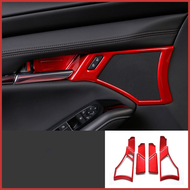Decorative sequin stickers for interior control gears