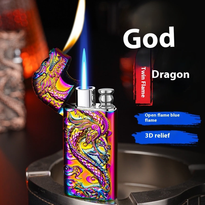 Fashion Three-dimensional Relief Dragon Lighter