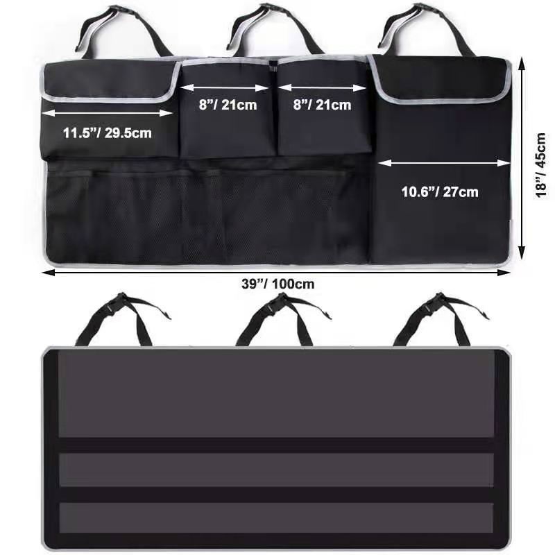 Sac de rangement de voiture en tissu Oxford