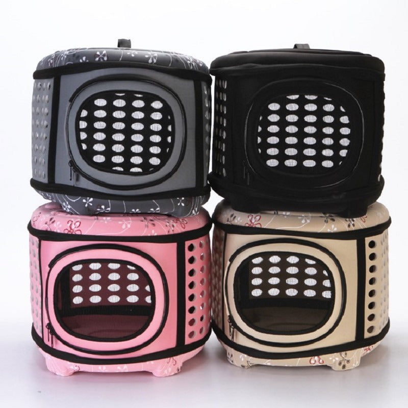 Sac de transport pour animaux EVA sac pliable pour chien sac à dos pour animaux de compagnie respirant et tendance fabricant et grossiste