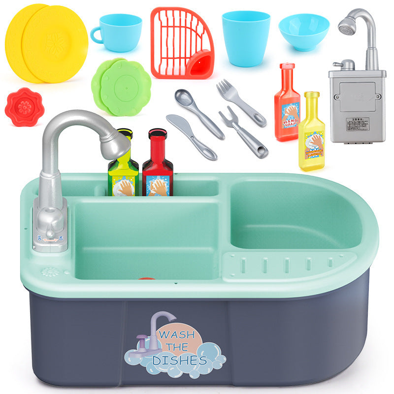 Children's Electric Dishwasher Play House Toys Can Be Recycled Water