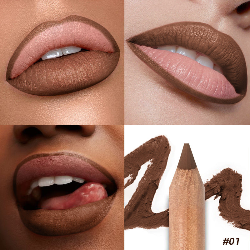 Matte 8 Colors Lip Liner Hook Line Lipstick Beauty Makeup