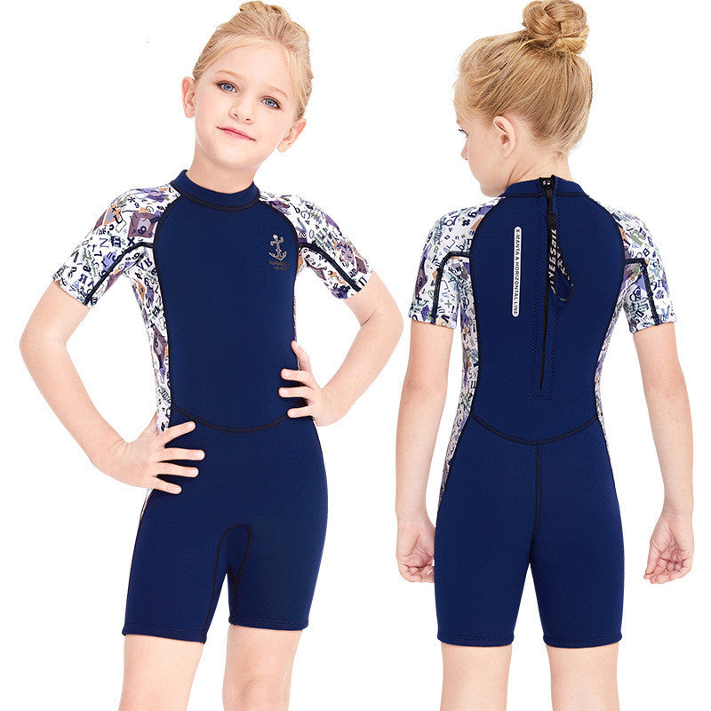 Short Sleeve Snorkeling Surfing Wetsuit