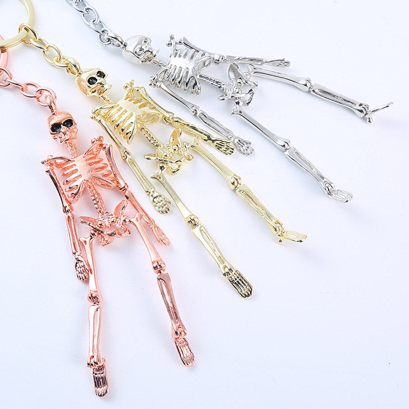 Mobile skeleton keychain