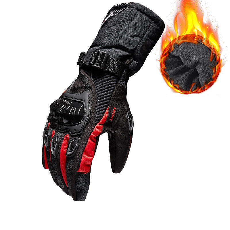 Men's long cycling gloves