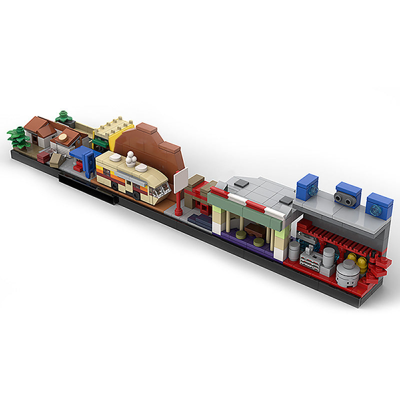 Compatible Assembled Building Block Toy Wagon MOC-17836