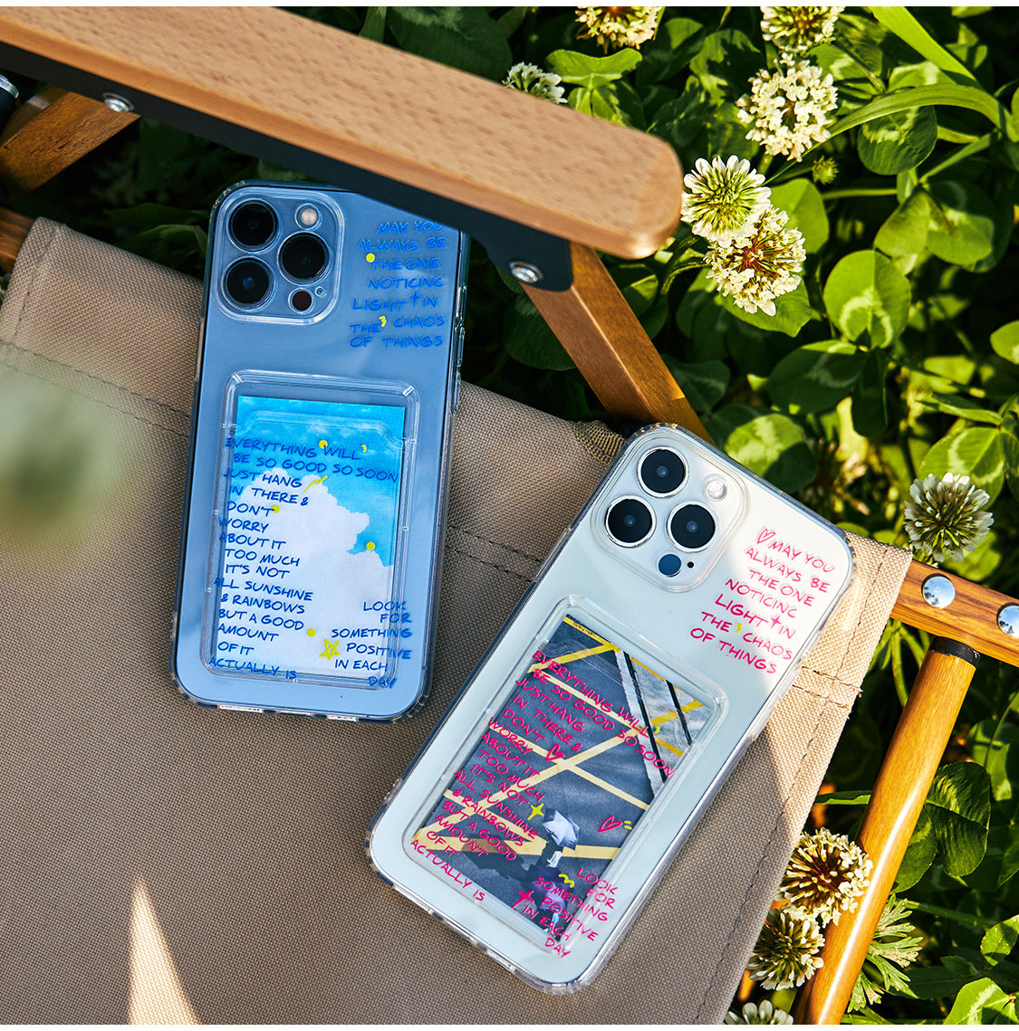 Étui de téléphone à pince avec graffiti pour couple