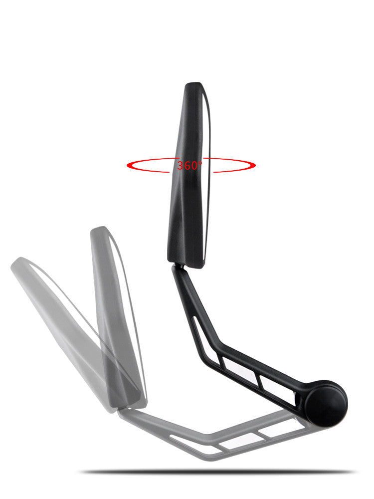 Rotatable wide-angle high-definition bicycle mirror