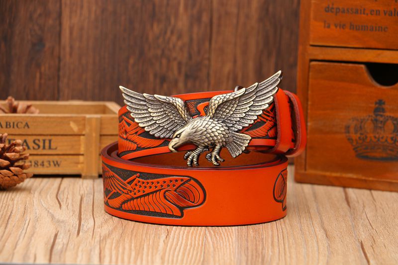 New Men's Top Leather Belt