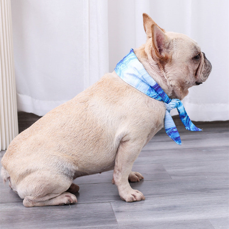 Pet Fashion Cooling Cat Ice Scarf