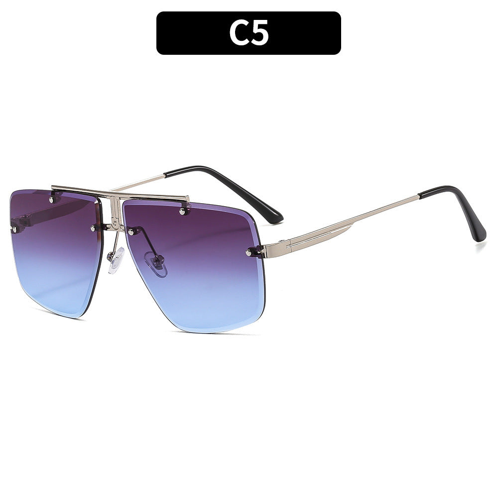 Lunettes de soleil rétro carrées pour hommes