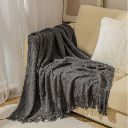 Knitted Blanket Sofa Cover Cover Blanket Office Air Conditioner