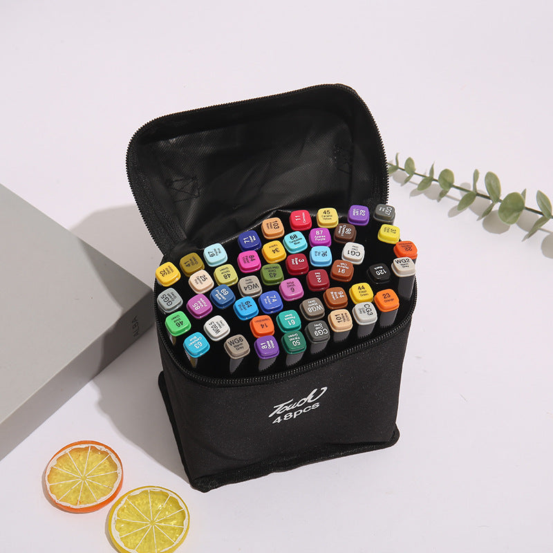 Double-ended Marker Oil-based Watercolor Pen Painting