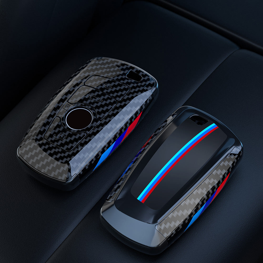 ABS Car Carbon Fiber Pattern Key Cover