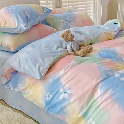 Simple Gradient Color Bed Four Sets Of Cotton Pure
