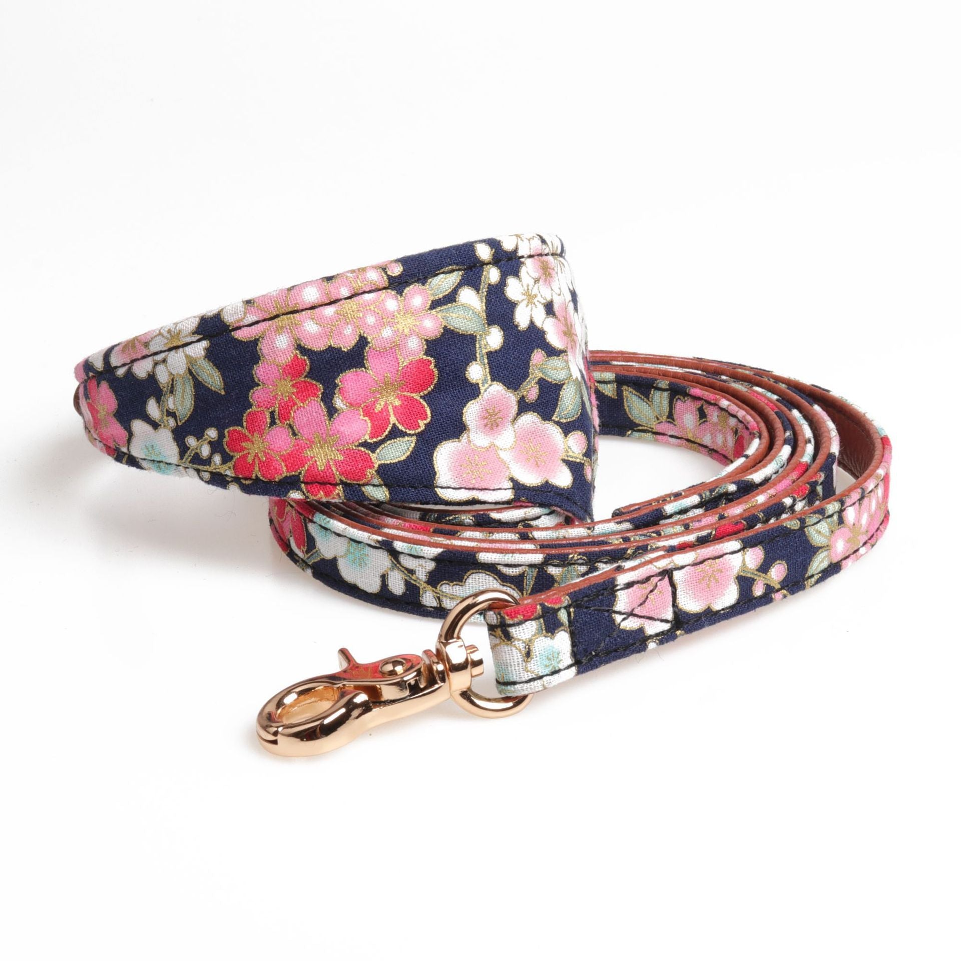 Japanese dog collar leash set