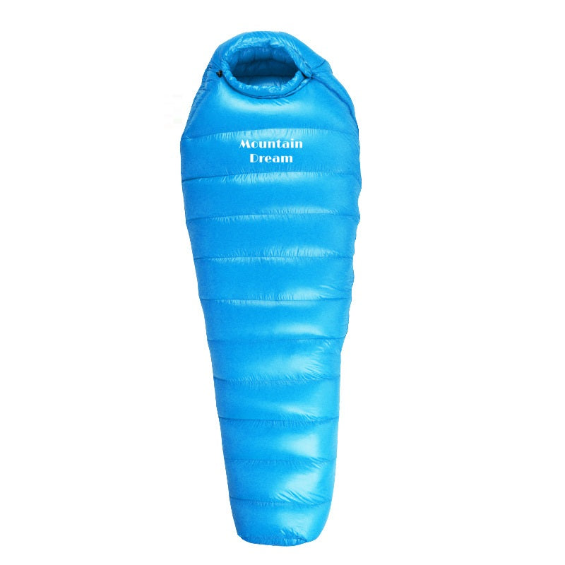Outdoor Camping Thickened Warm-keeping And Cold-proof Duck Down Sleeping Bag