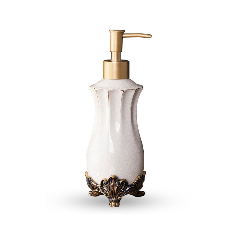 European Style Ceramic Lotion Bottle Resin Soap Bottle