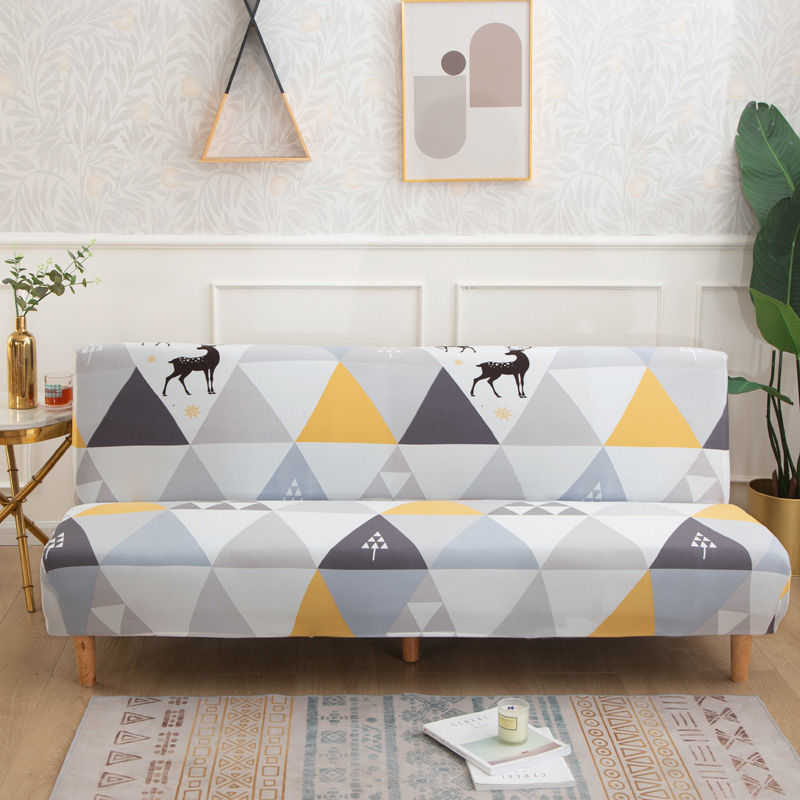 No Armrest Folding Sofa Bed Cover Universal Sofa Cover All-inclusive Simple Sofa Cover Fabric 18 M Sofa Cover
