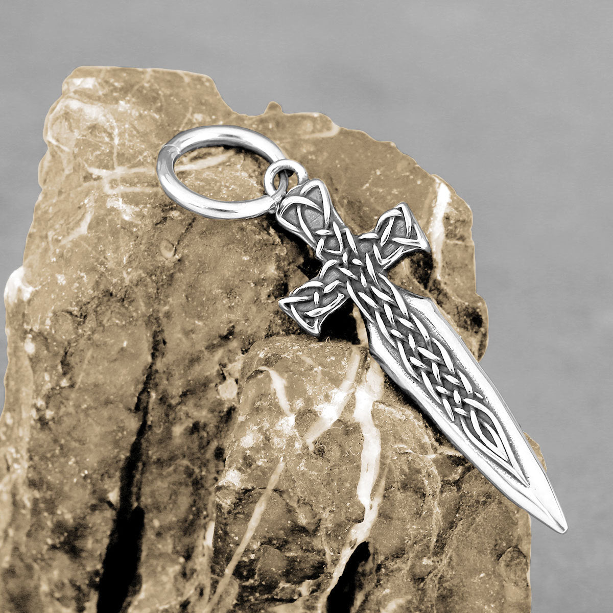 Stainless Steel Earrings Retro Fashion Gothic Sword Earrings