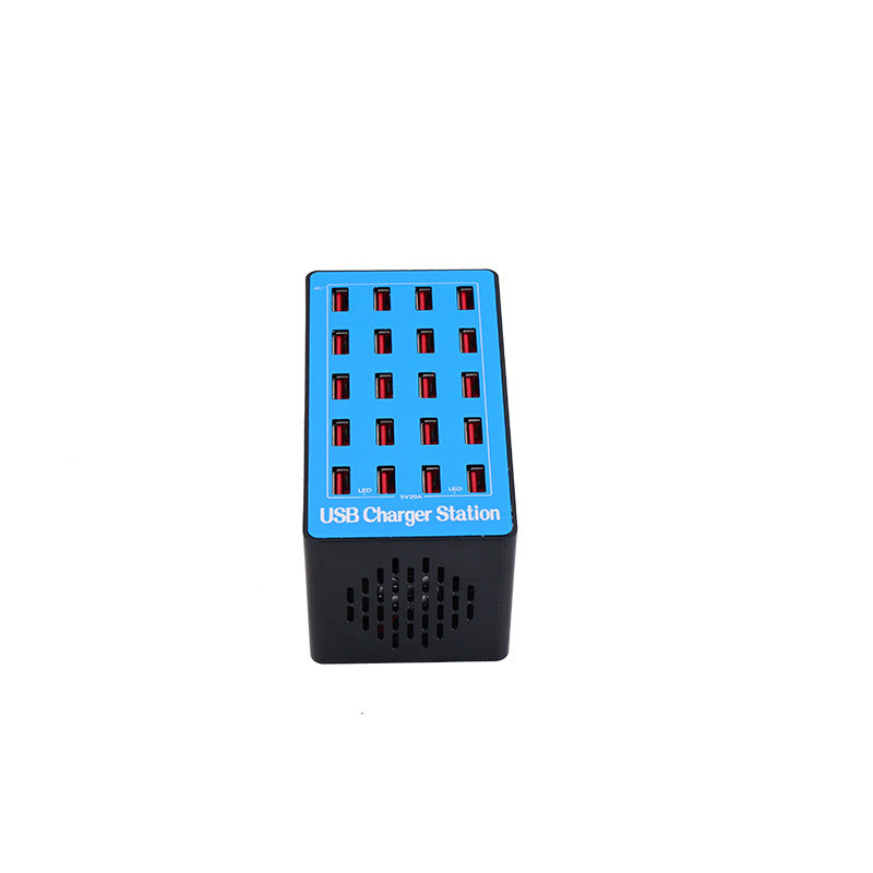 20-Port USB Mobile Phone Tablet Multi-port Charging Station