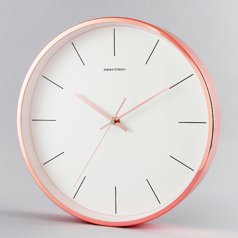 GeekCook Simple Nordic Modern Wall Clock Self-made