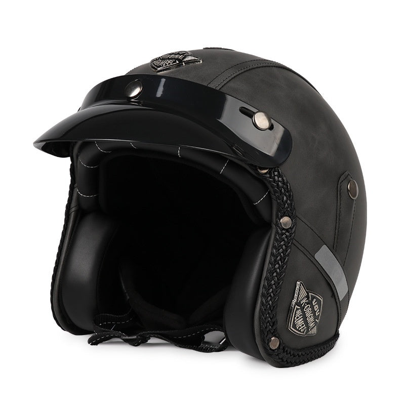 Casque de moto 3C certifié Rétro Voiture électrique